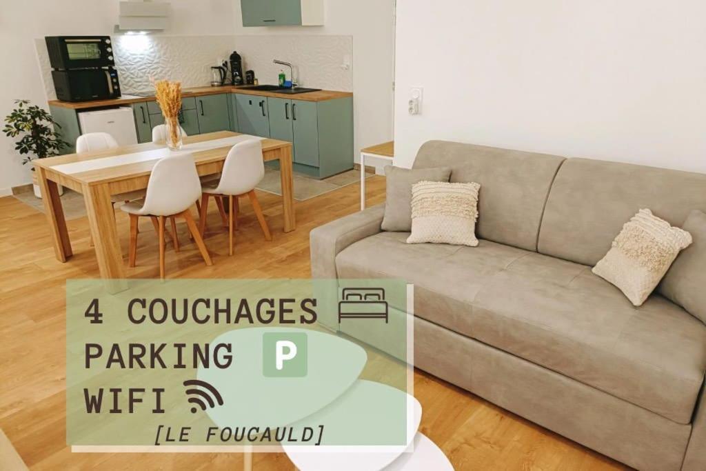 Le Foucauld 4 Canapes, Parking, Wifi Apartamento Lourdes Exterior foto